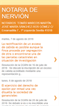 Mobile Screenshot of notariadesevillanervion.com